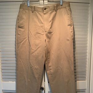 Brooks Brothers Mens Chino Pants 34x32 Tan Cotton Old Money Academic Career